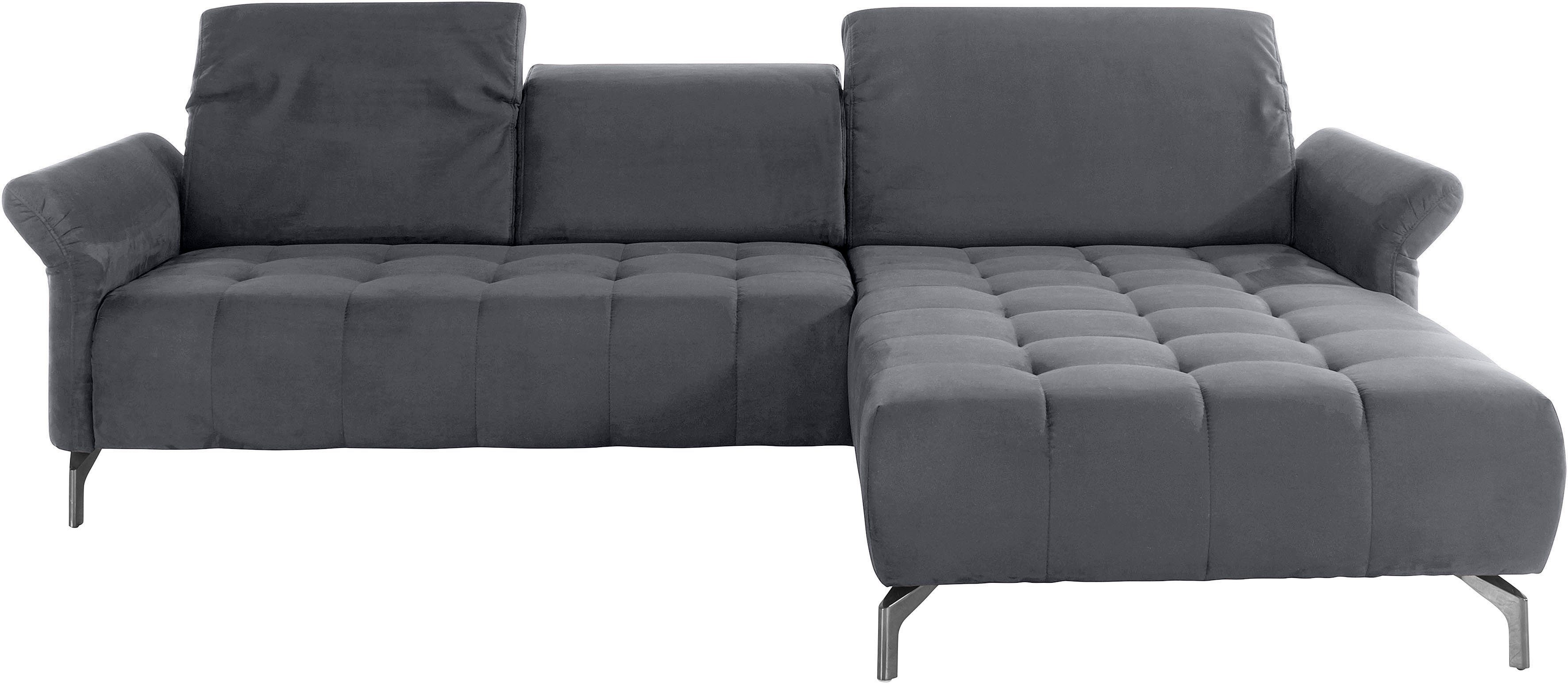 Home affaire Ecksofa Fresh L-Form, Federkern, wahlweise Kopfteilverstellung und motorischer Vorziehsitz
