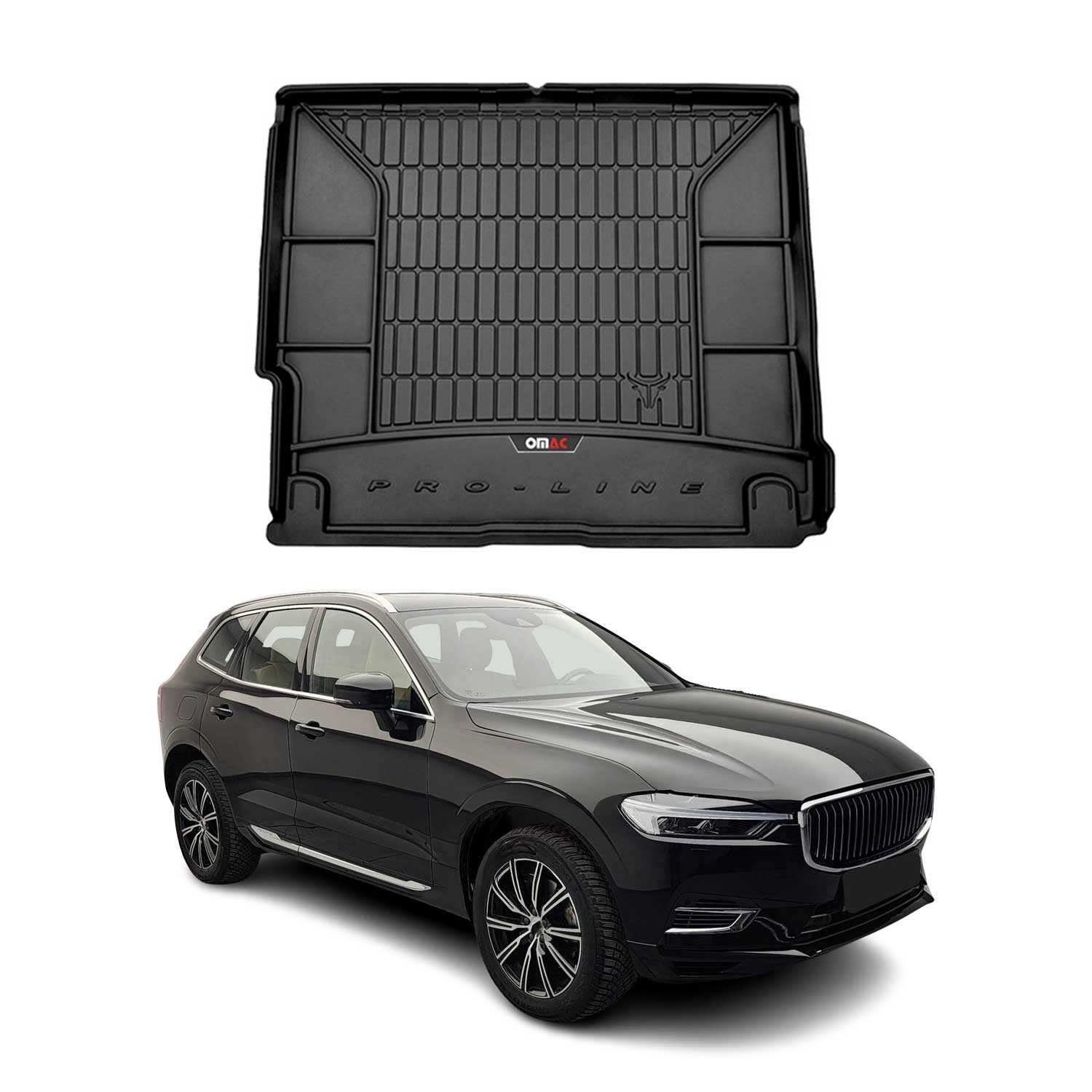 OMAC Kofferraummatte OMAC Kofferraumwanne für Volvo XC60 2017-2025 TPE Schwarz (1 St), für Volvo XC60 2017-2025 Volvo XC60 2017-2025, Einfache Installation,Antirutsch,Leicht zu reinigen,Leichtgewicht