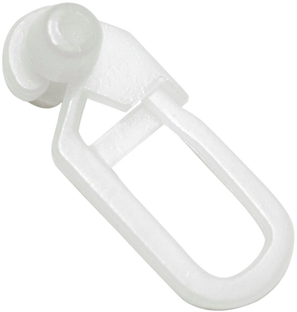 GARDINIA Gardinenring Rollringe Thasos, (20-St), für Gardinenstangen Ø 19/22 mm