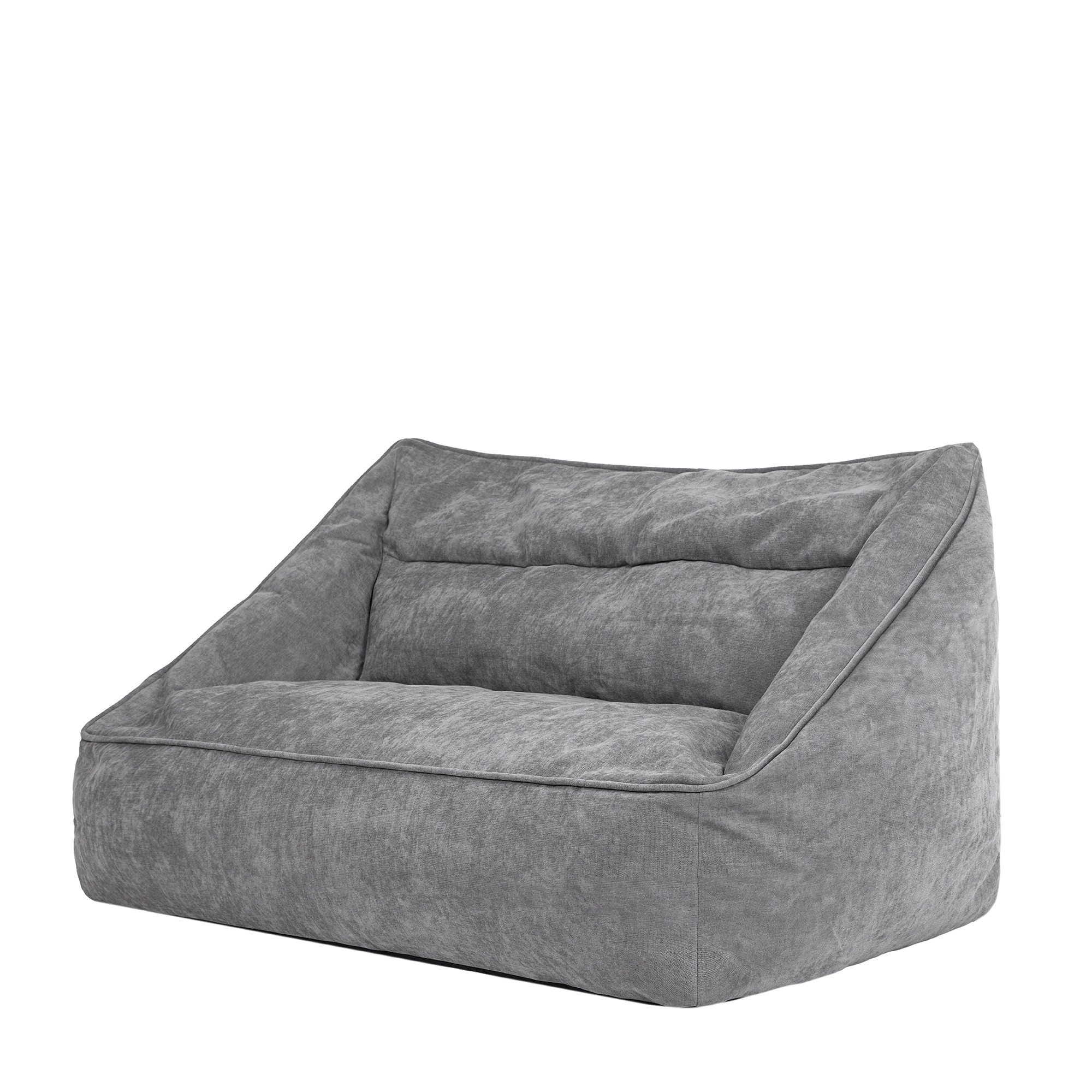 Sitzsack Sitzsack Sofa aus Chenille „Cecilia"
