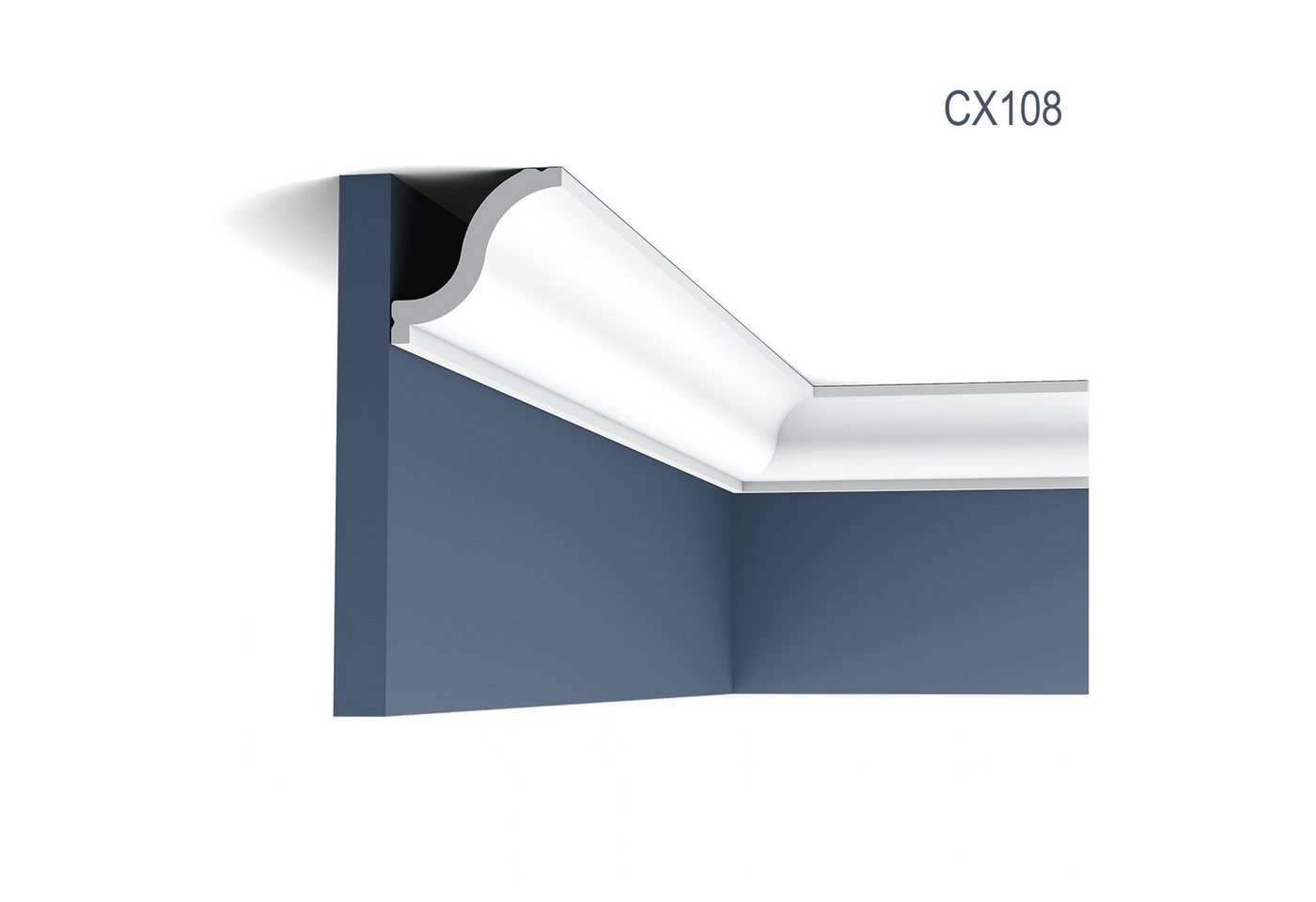 Thumbnail - Orac Decor Eckprofil CX108-box (1 Karton Leisten-Set, 38-St., Stuckleisten, Eckleisten, Deckenleisten, Zierleisten, 76 m...