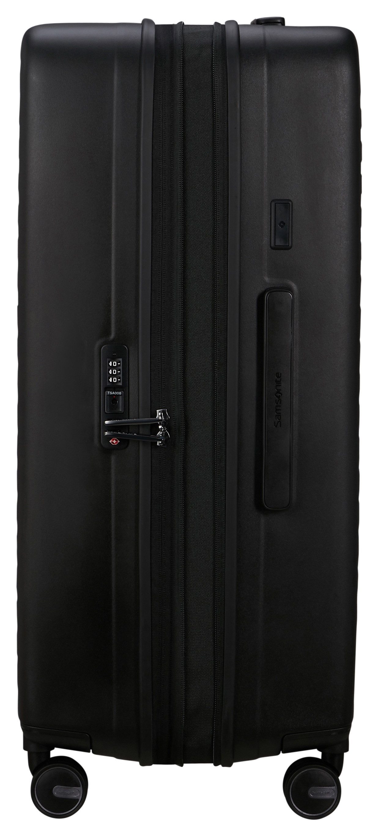 Samsonite Hartschalen-Trolley RESTACKD, verschiedene Größen und Farben, 4 Rollen, Reisekoffer mit TSA Schloss Volumenerweiterung Packtaschen