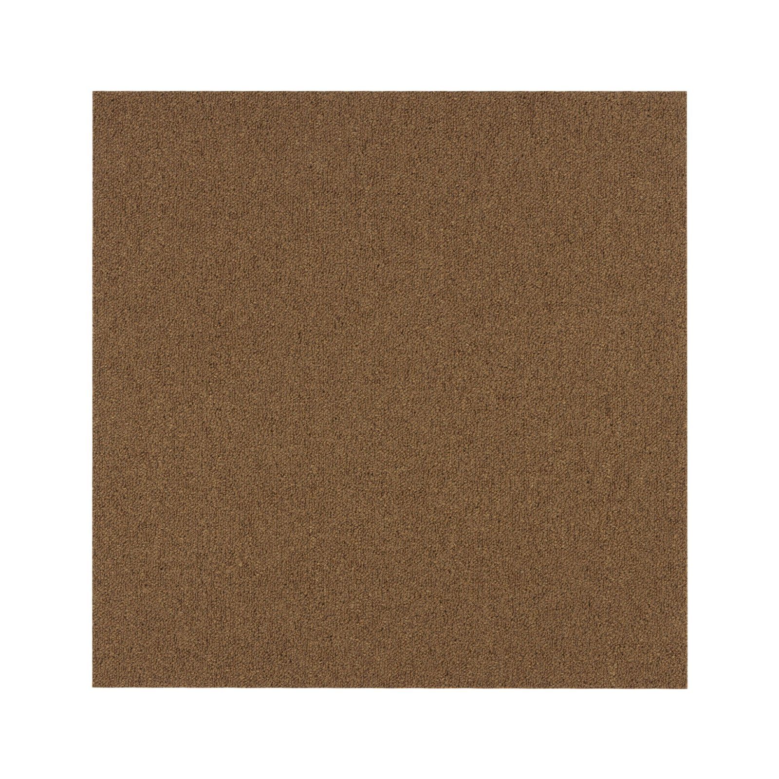 cm, mm Nottingham, verschiedene Teppichfliese 50x50 Braun Höhe: Bodenschutz, 5.2 Fliese, Karat, Farben,