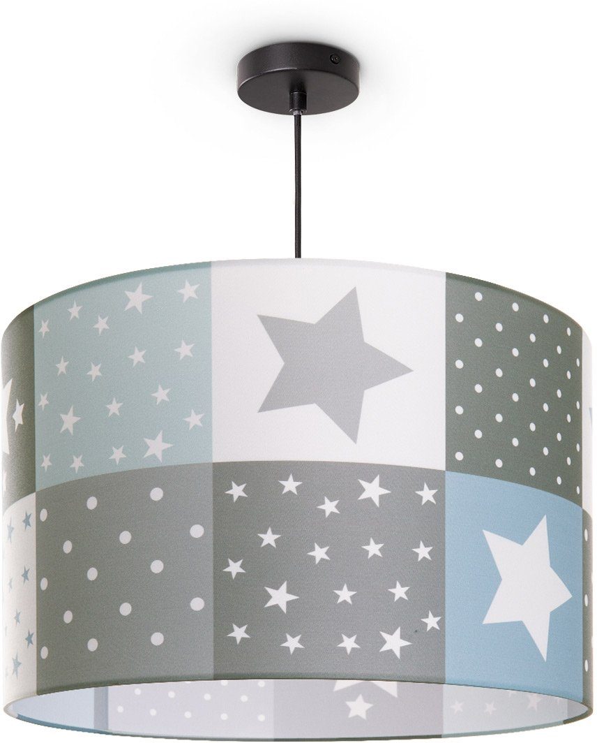 Cosmo Kinderlampe LED Paco Motiv Home Sternen E27 345, Lampe Kinderzimmer Leuchtmittel, ohne Pendelleuchte Deckenlampe