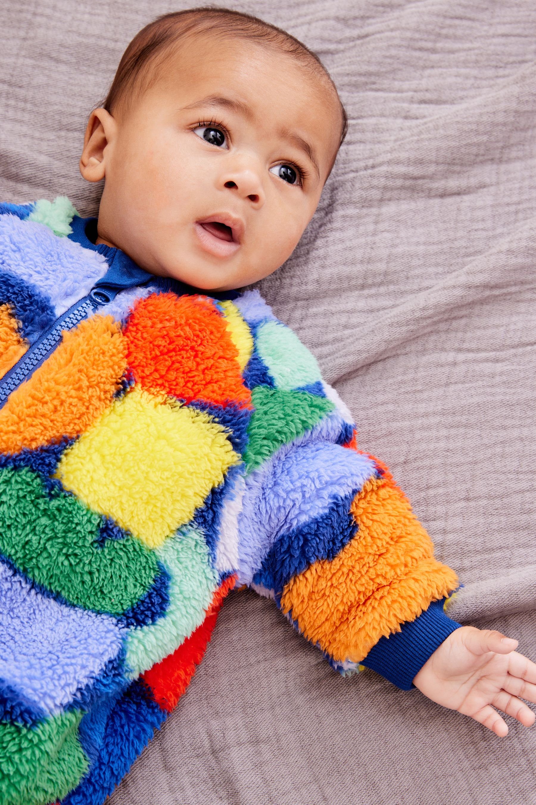 Baby Schlafanzug (1-tlg) Schlafoverall Fleece Next aus