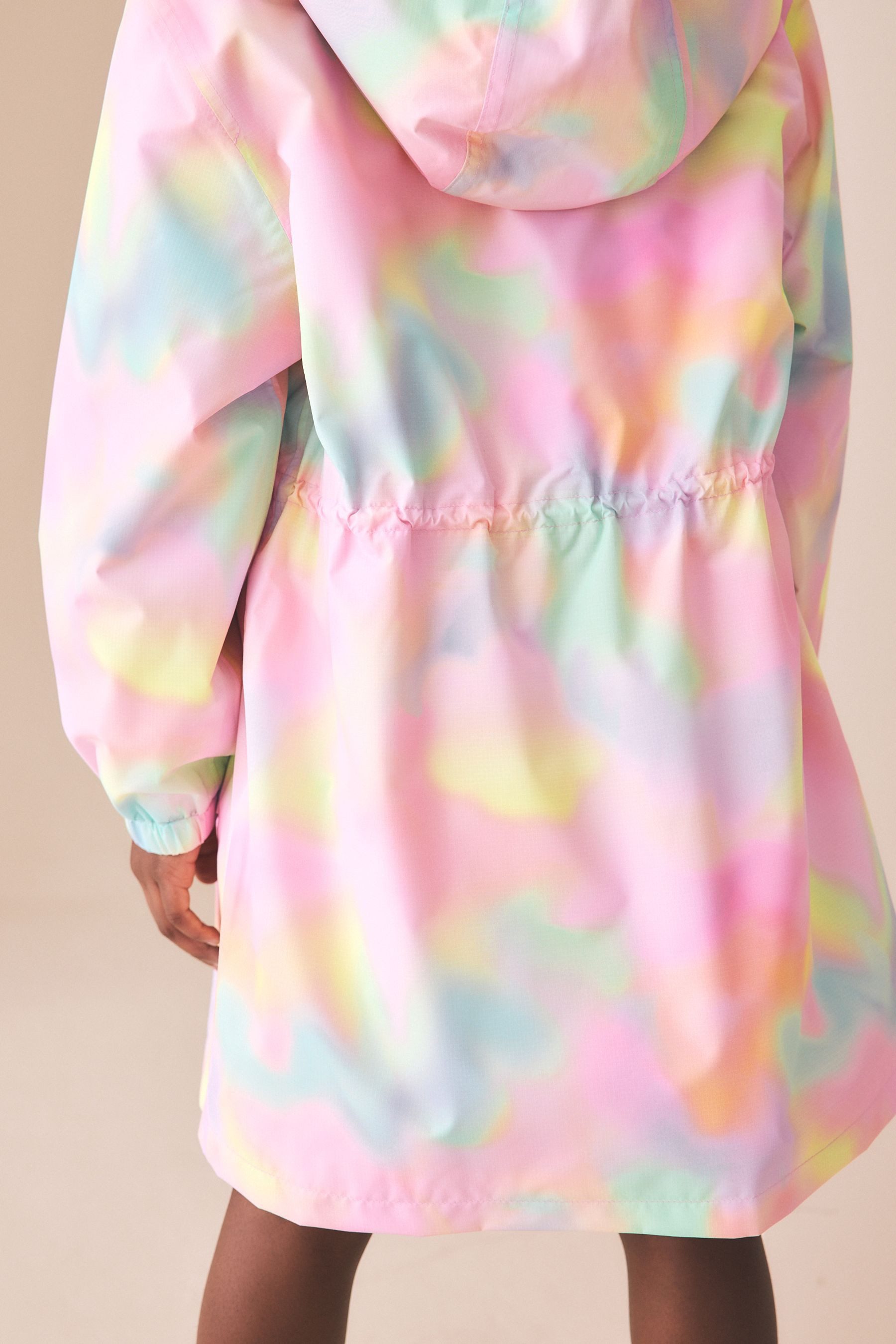 Next Regenjacke Wasserabweisender Regenmantel mit Fleecefutter (1-St)