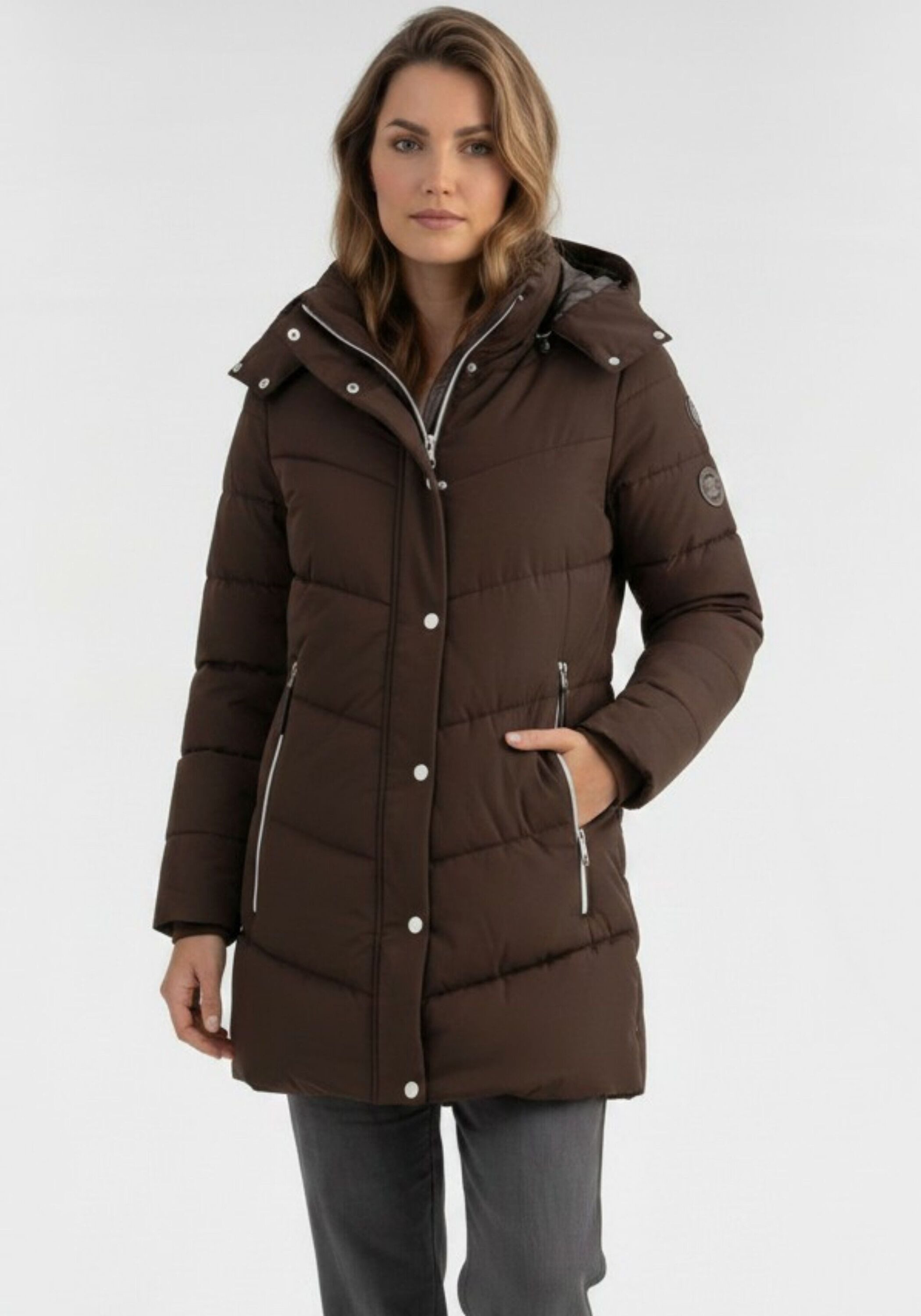 NAVIGAZIONE Outdoorjacke (1-St) abnehmbare Kapuze