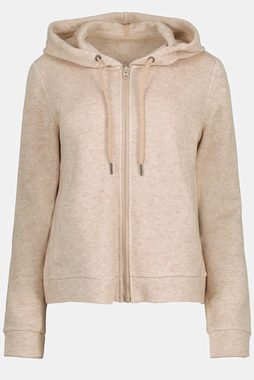 Gina Laura Sweatjacke Strickjacke Kapuze flauschig weich Reißverschluss