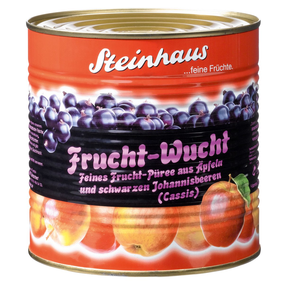 Steinhaus Obstkonserve, Steinhaus Frucht Wucht Cassis feinstes süßes Frucht Püree 2650g