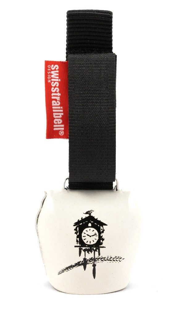 swisstrailbell Fahrradklingel BlackForest Edition PURE WHITE: "Be Free", Trailbell, Bear Bell