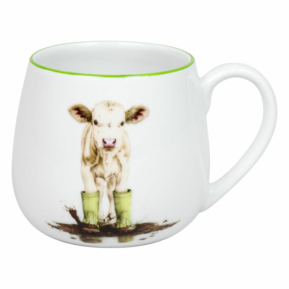 Könitz Becher Kuschelbecher Tapsiges Kälbchen, 400 ml, Porzellan