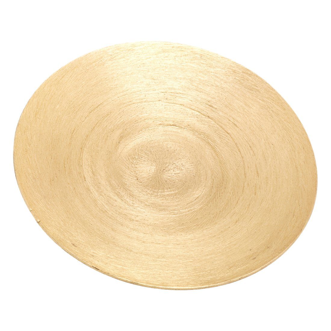 NKlaus Tischkerzenhalter Aluminium Kerzenteller Rund 12,5cm Schieferoptik