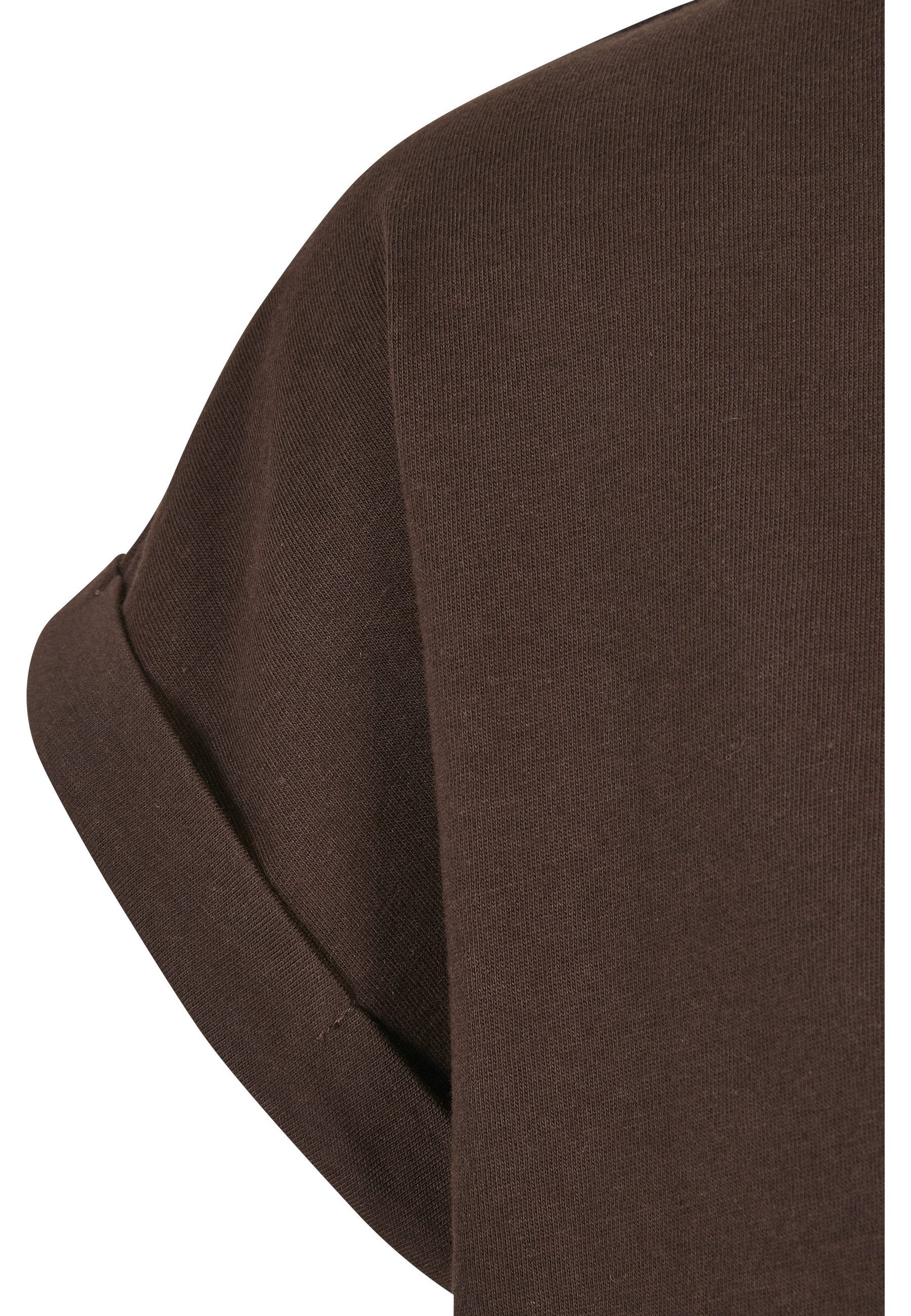 URBAN CLASSICS Kurzarmshirt Urban Classics Damen Ladies Organic Extended Shoulder Tee (1-tlg)