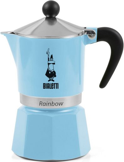 BIALETTI Espressokocher Rainbow, 0,06l Kaffeekanne, Aluminium
