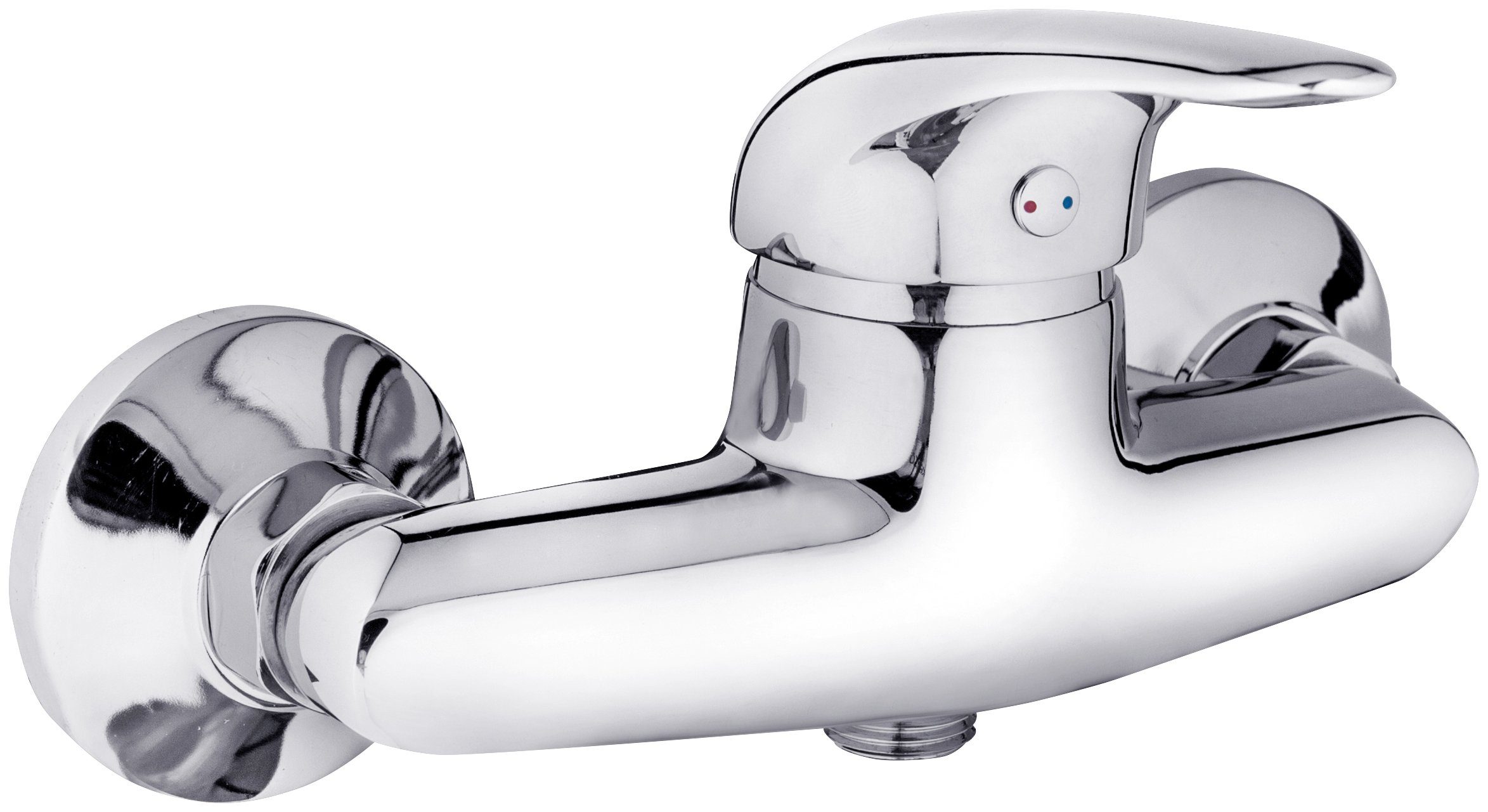 Schütte Duscharmatur Magna Wasserhahn Bad, Mischbatterie Dusche in Chrom