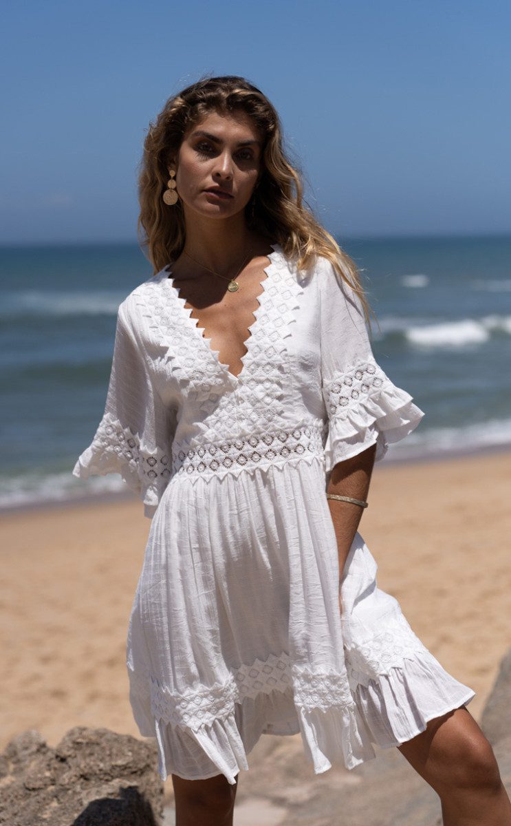 Charis Moda Tunikakleid Sommerkleid mediterran mit günstig online kaufen
