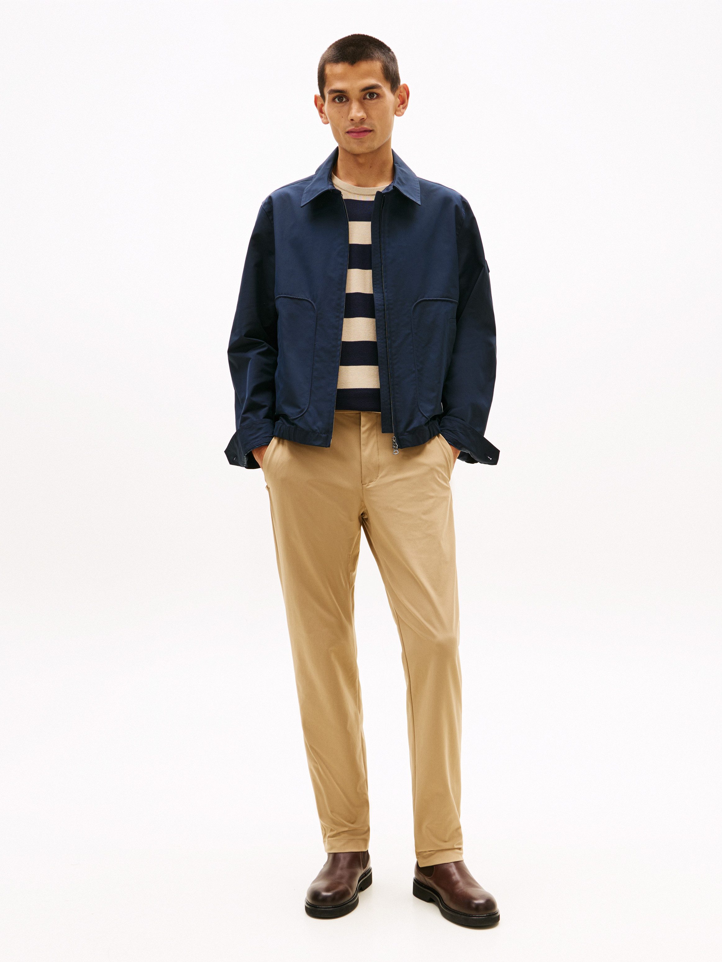 Tommy Hilfiger Chinohose DENTON feuchtigkeitsableitend, Straight Fit
