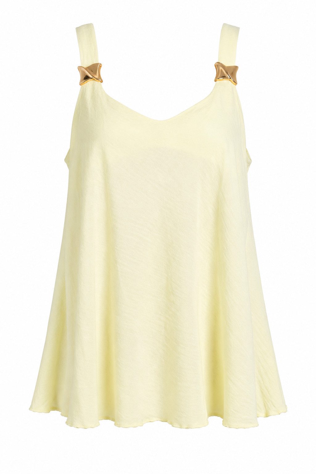 ITALY VIBES Trägertop - elegantes Ärmelloses Shirt - sommerliches Damen Top ONE SIZE, passend von Größe S bis XL