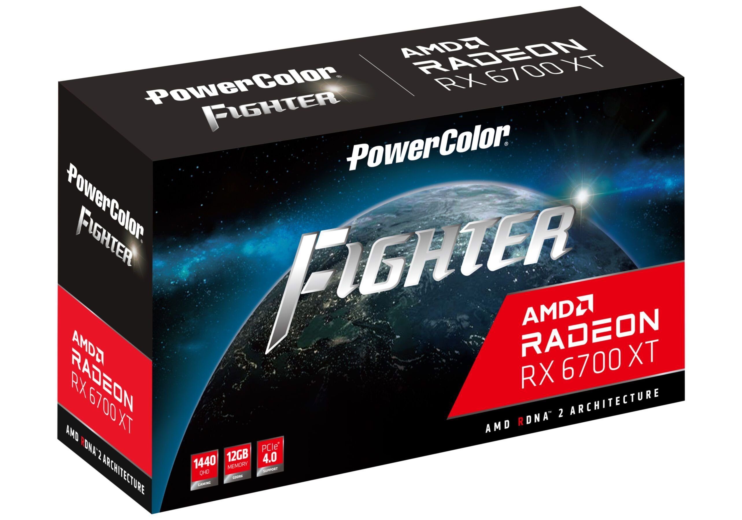 PowerColor Radeon RX 6700XT (12 GDDR6) GB, 6700 12GBD6-3DH XT AXRX Grafikkarte