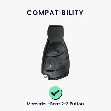 kwmobile Schlüsseltasche Autoschlüssel Hülle für Mercedes Benz (1-tlg), Schlüsselhülle Schlüssel Case Cover