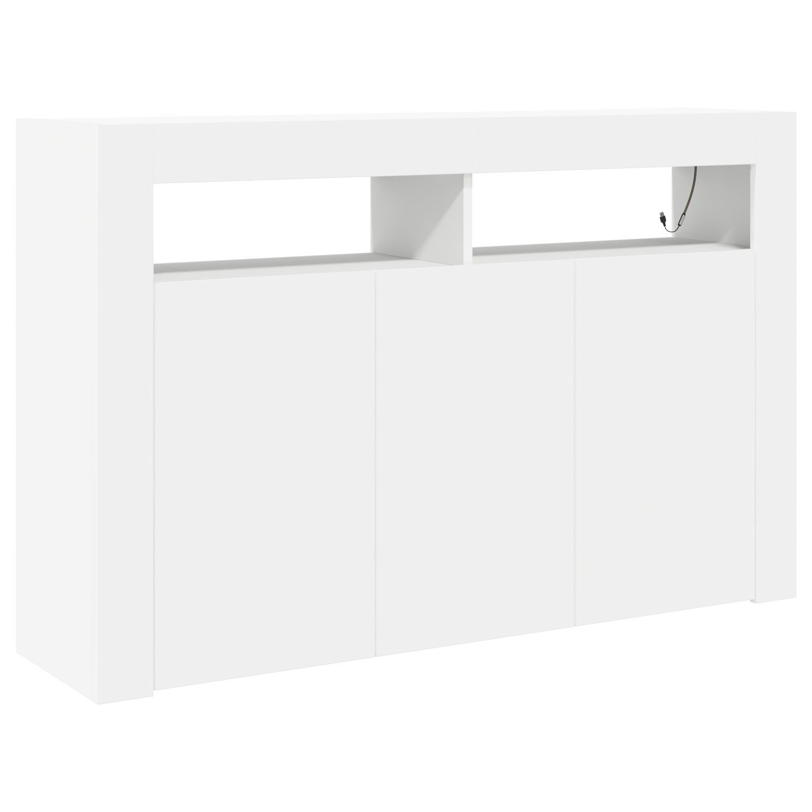 vidaXL Sideboard Weißer Sideboard Weiß Engineered günstig online kaufen