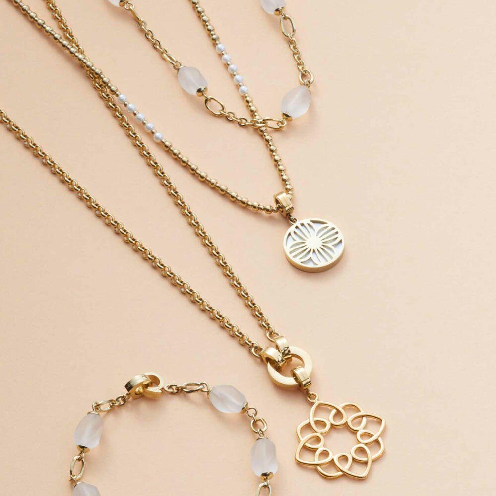 LEONARDO Edelstahlkette Ofira goldfarben...