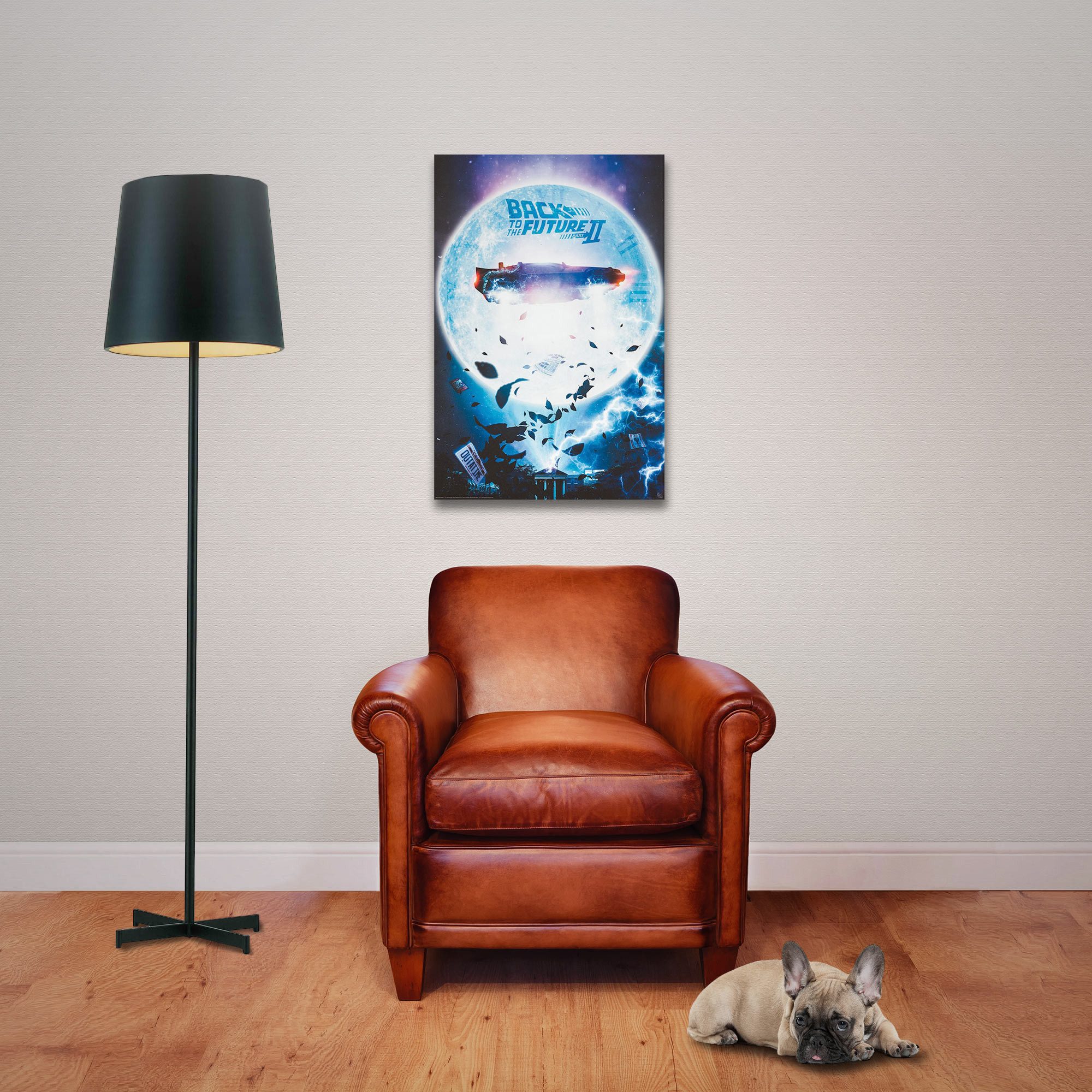 Poster Back To The Future - Poster - Flying DeLorean
