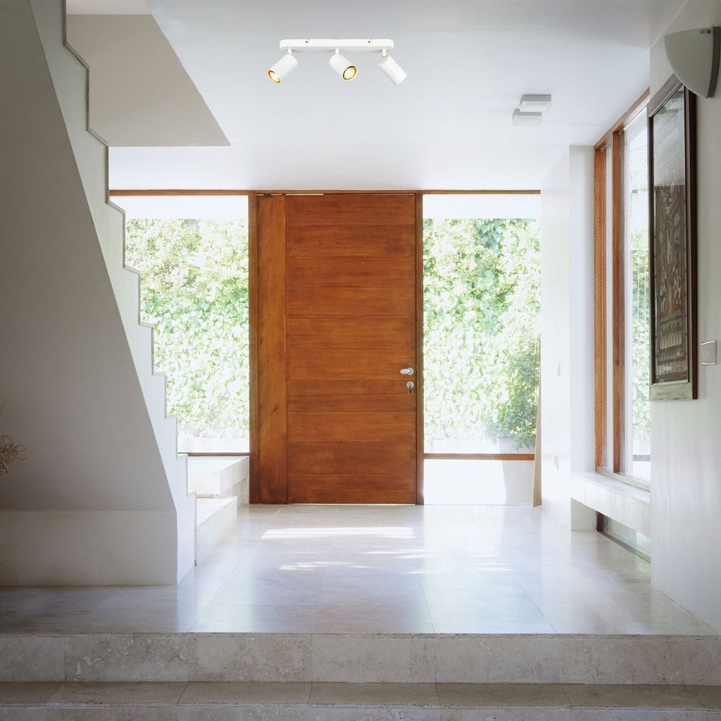 B.K.Licht LED Deckenspot LED Deckenlampe 3-flammig Spots schwenkbar weiß- BKL1580, ohne Leuchtmittel, 2700K - Extra-Warmweiß, Retro Industrial Design Deckenleuchte GU10 Wohnzimmer Schlafzimmer