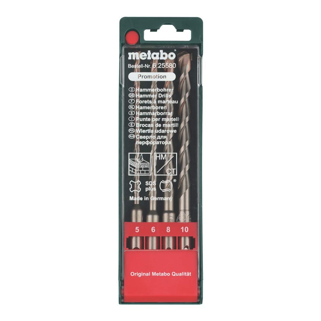 metabo Metallbohrer Metabo SDS-plus-SP-Kassette 4-teilig