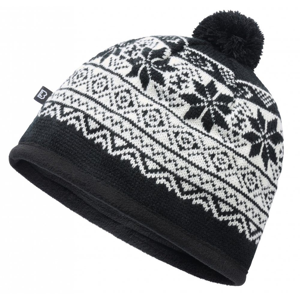 Brandit Bommelmütze Snow Cap - black (Packung) skandinavisches Design