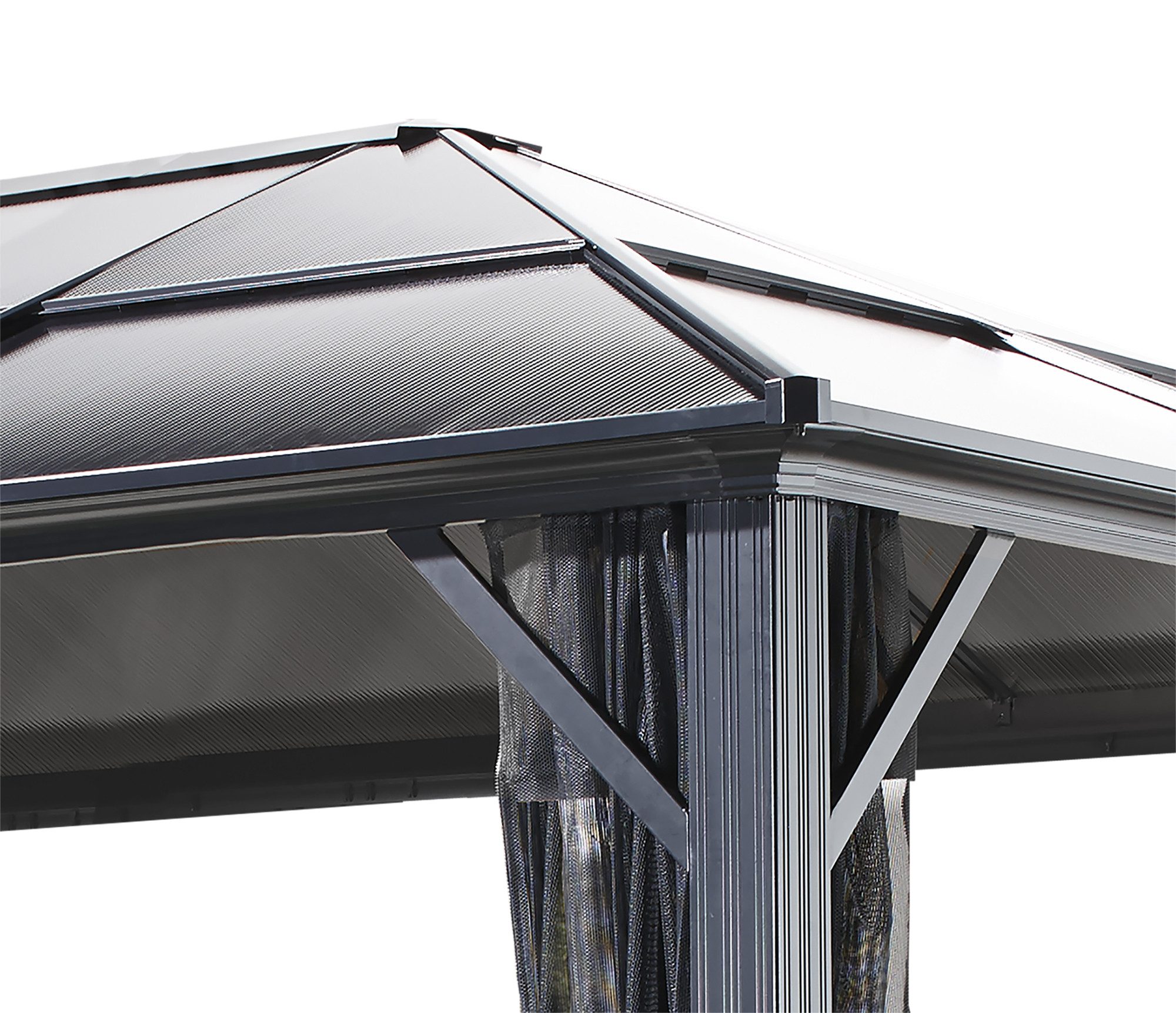 Sojag Pavillon Gazebo Meridien, (Set), BxT: 365x485 cm, mit Moskitonetzen