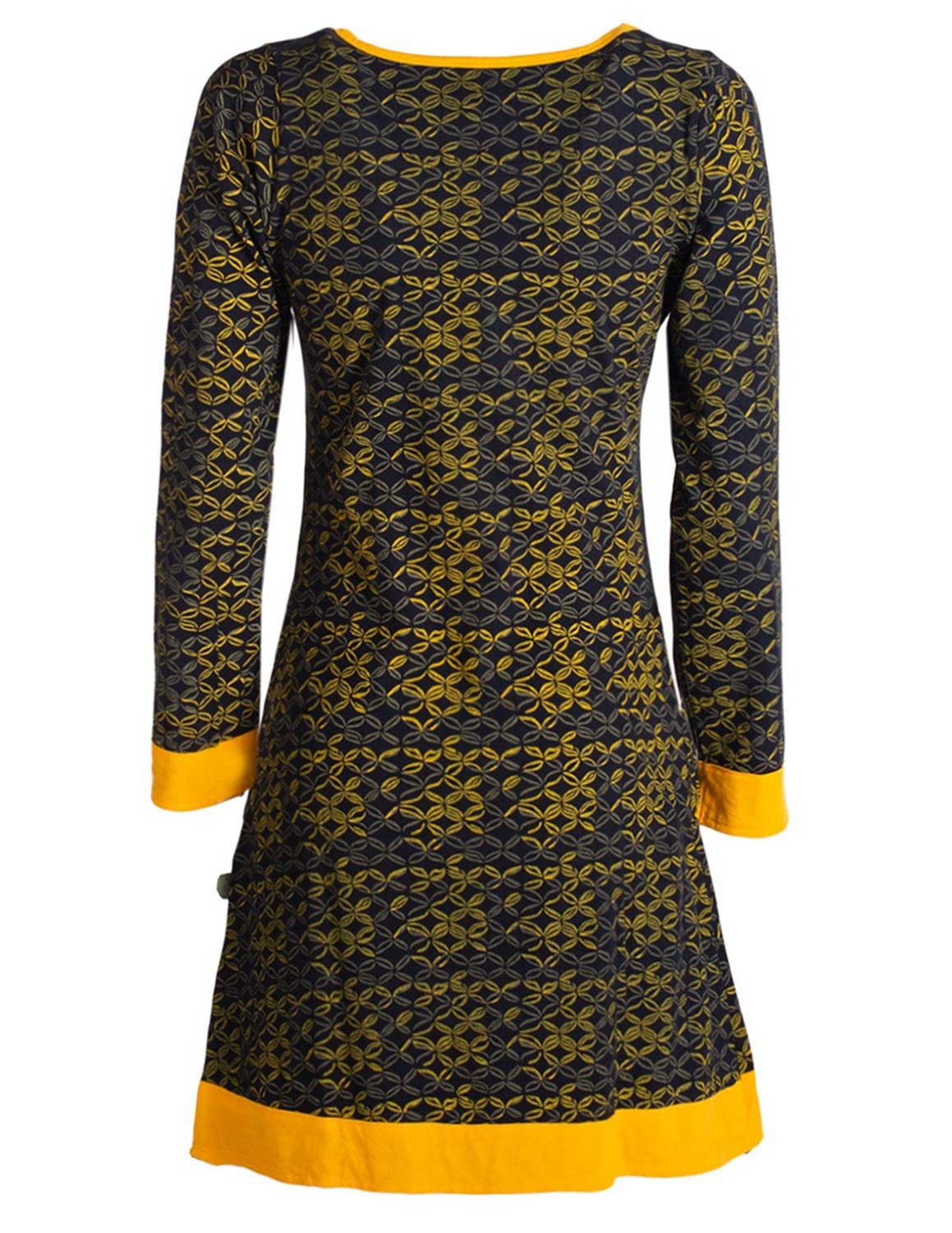 Vishes Jerseykleid Leichtes Langarmshirt-Kleid Damen Langarm günstig online kaufen