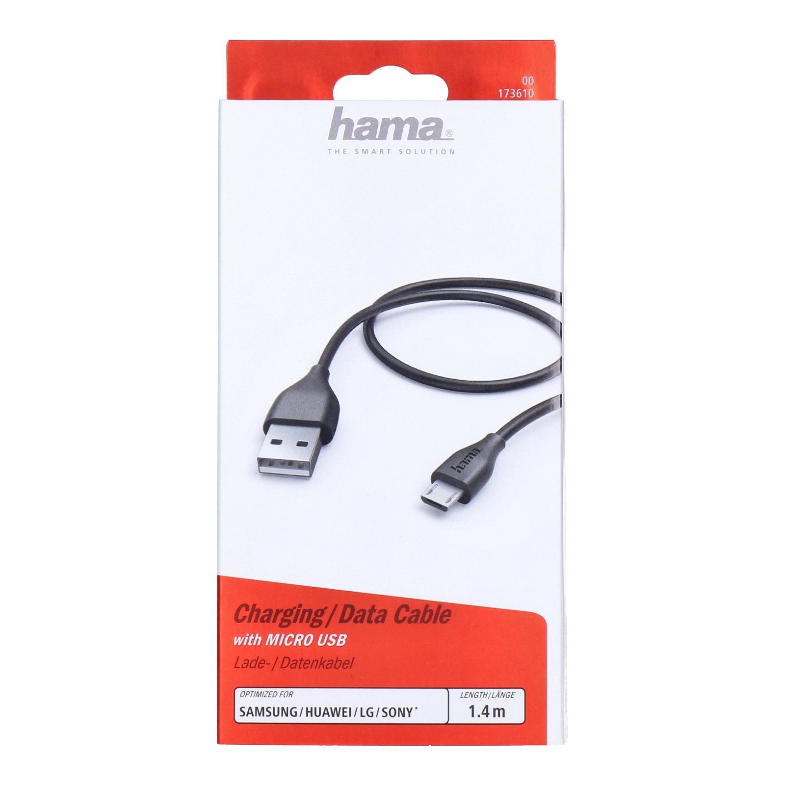 Hama »Ladekabel USB 2.0 auf Micro USB 1.4M« USB-Kabel online kaufen | OTTO