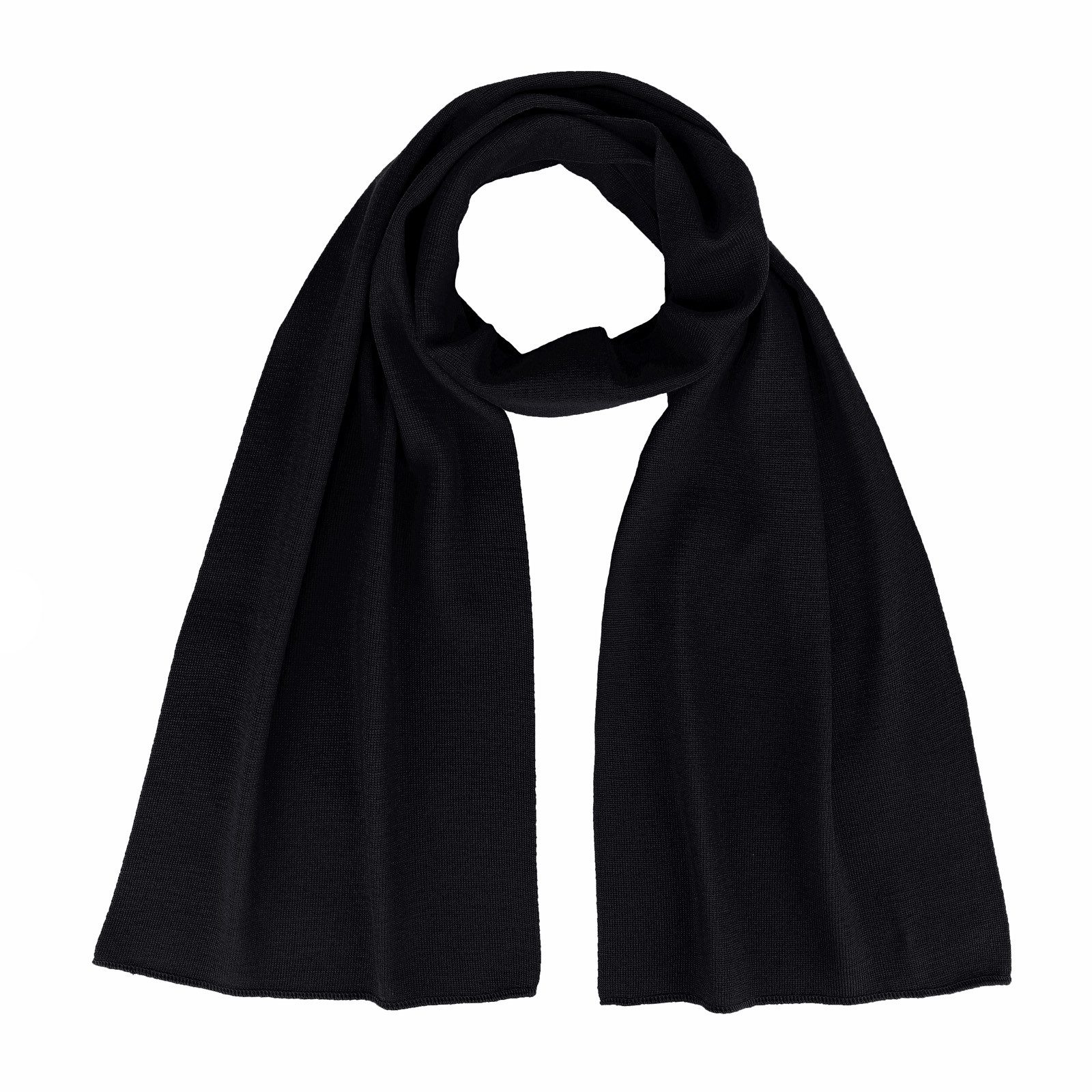 modAS Wollschal 1073, Unisex Schal Feinstrickschal aus 100% Wolle (Merinowolle)