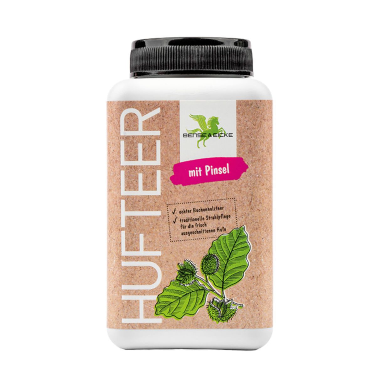 Bense & Eicke Tierpräparate Hufteer mit Pinsel, 500 g