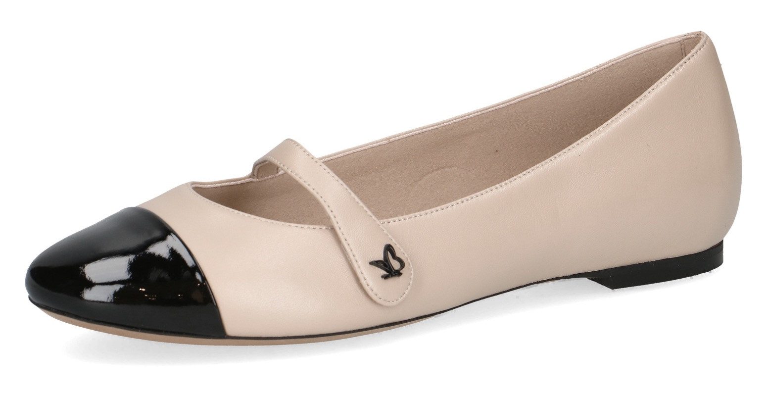 Caprice Riemchenballerina, Bequemschuh, Businessschuh, Flats mit Klettversc günstig online kaufen