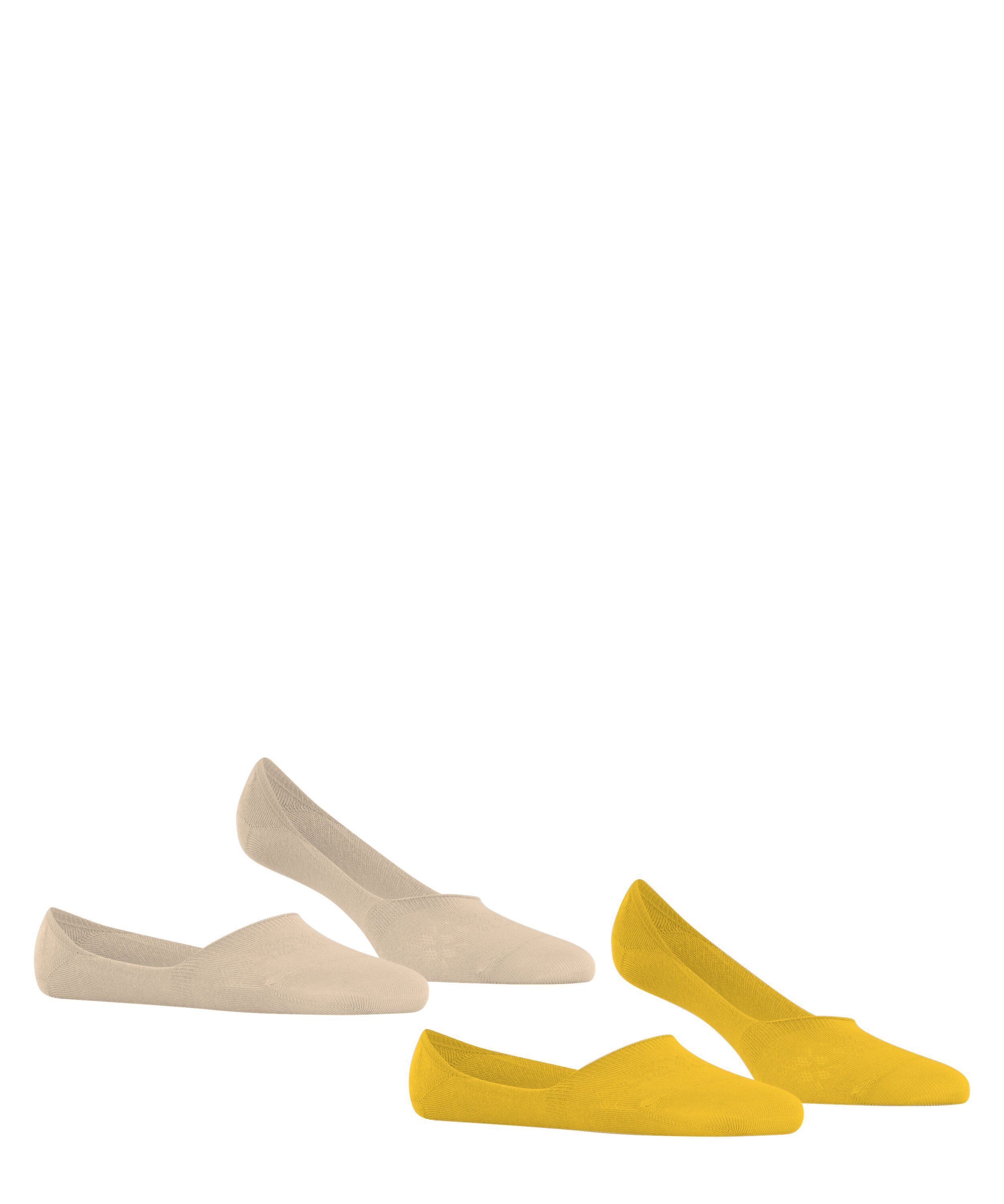 yellow Everyday Anti-Slip-System Burlington mit 2-Pack Füßlinge (1140)