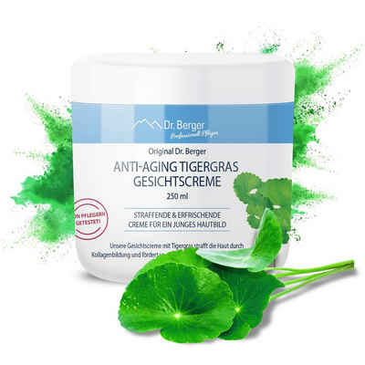 Dr. Berger Anti-Aging-Creme »Original Dr. Berger Anti-Aging Tigergras Gesichtscreme 250 ml«, Anti-Aging
