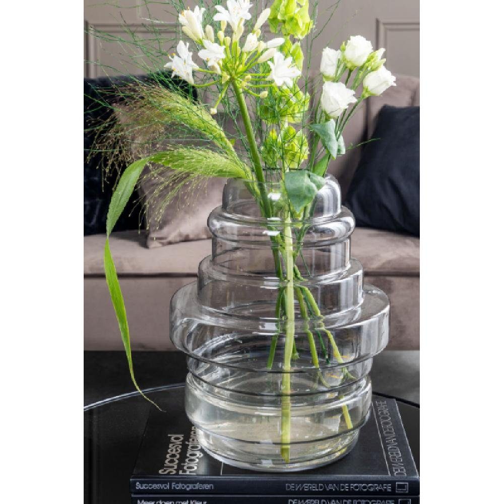 Dark Vase Glas Time (25x30cm) Grey Present Dekovase Distinct