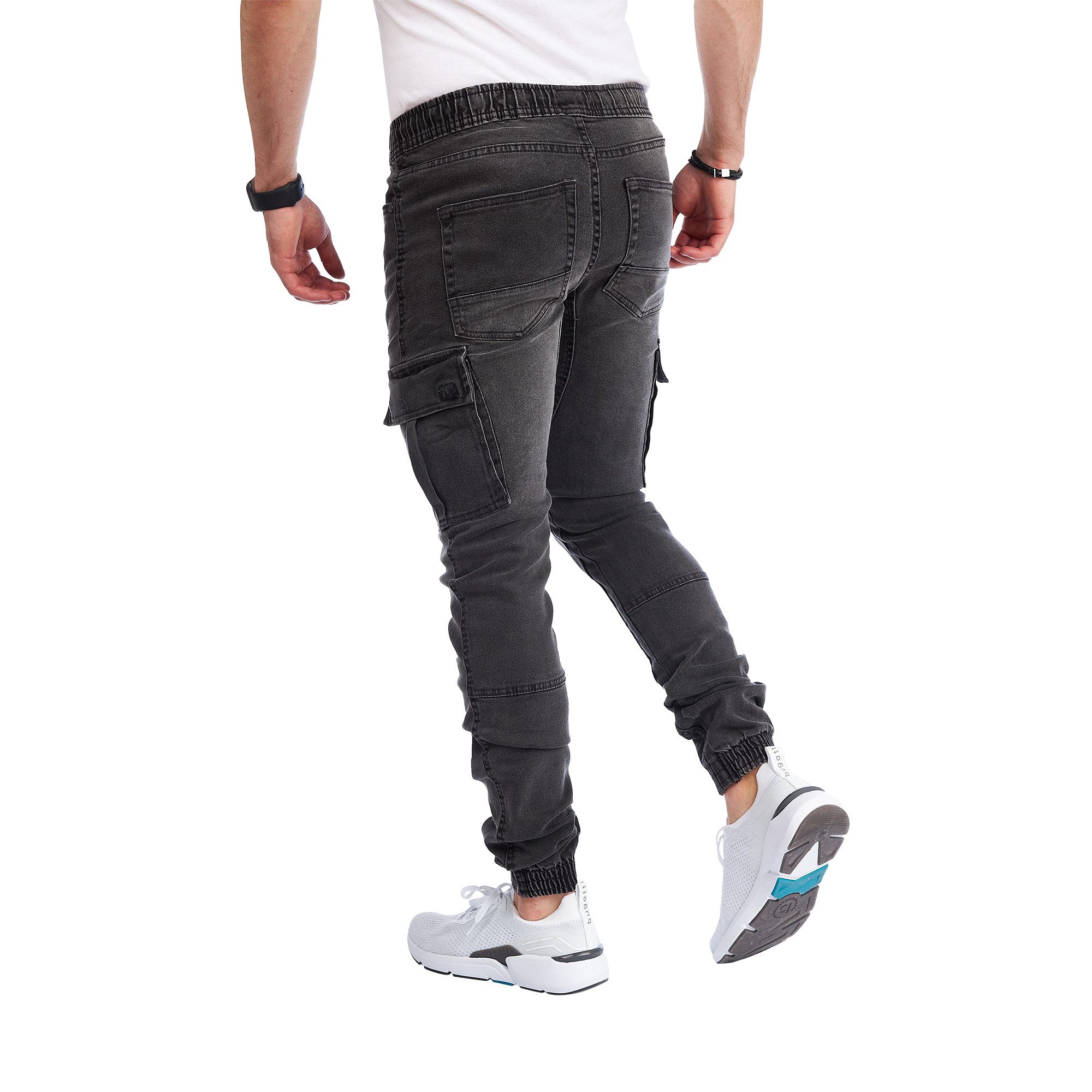 Styleko Cargohose Cargo Jeans Herren Cargohose für Herren Jeans stretch Cargohose Herren