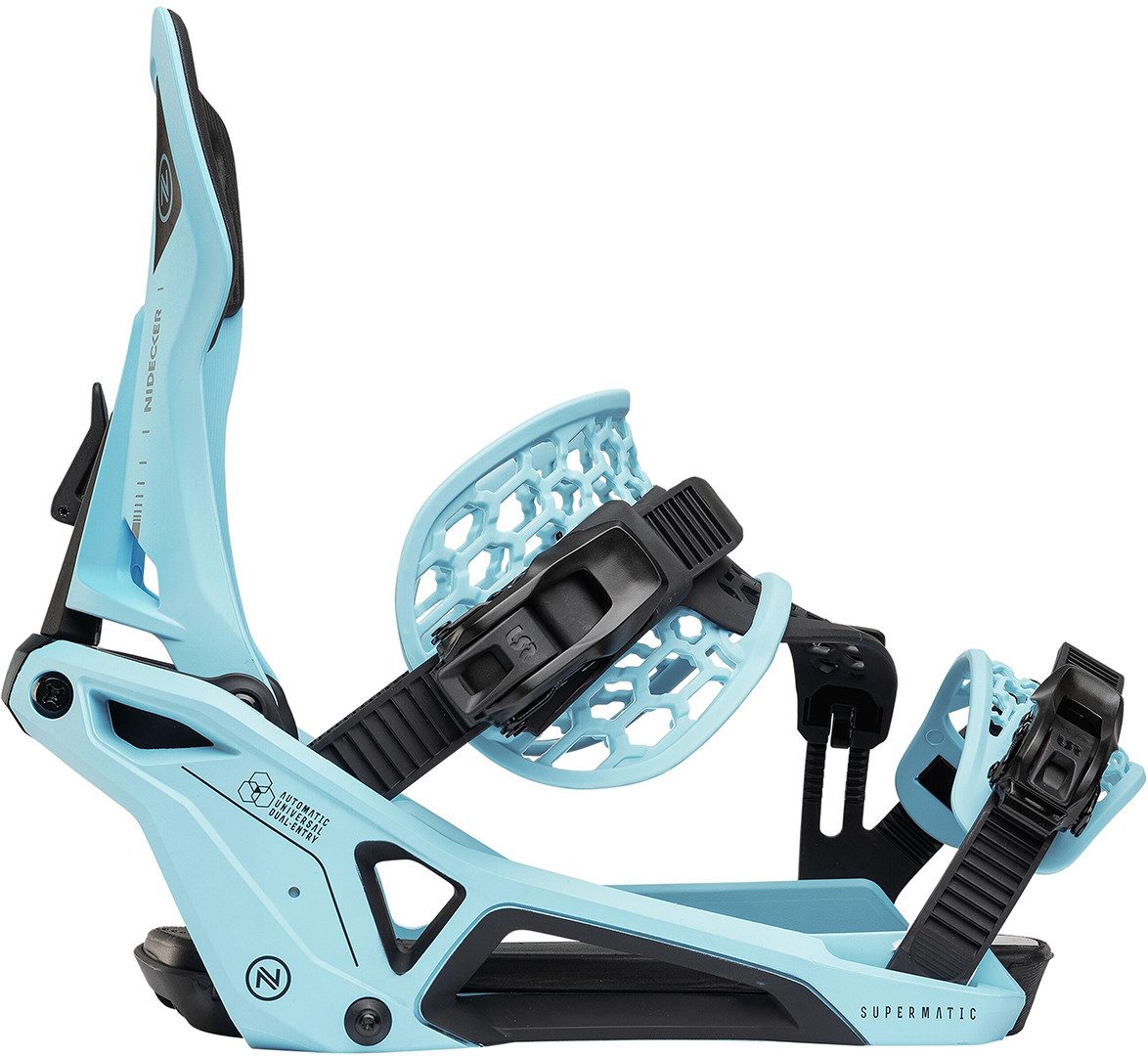 Nidecker Snowboardbindung NIDECKER SUPERMATIC Bindung escape cyan