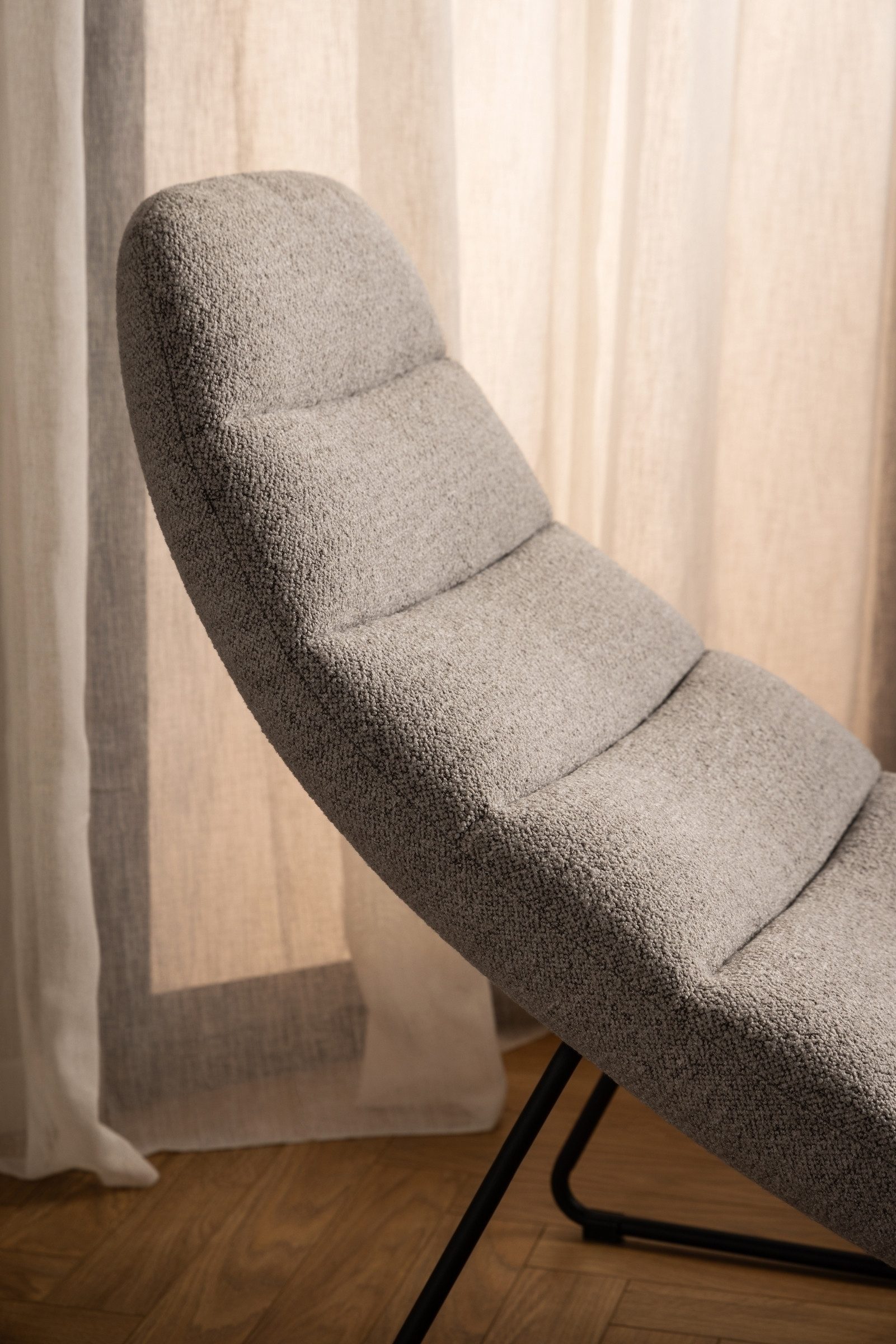 ACTONA GROUP Chaiselongue in Beige, Stoff - 63x86x156cm (BxHxT)
