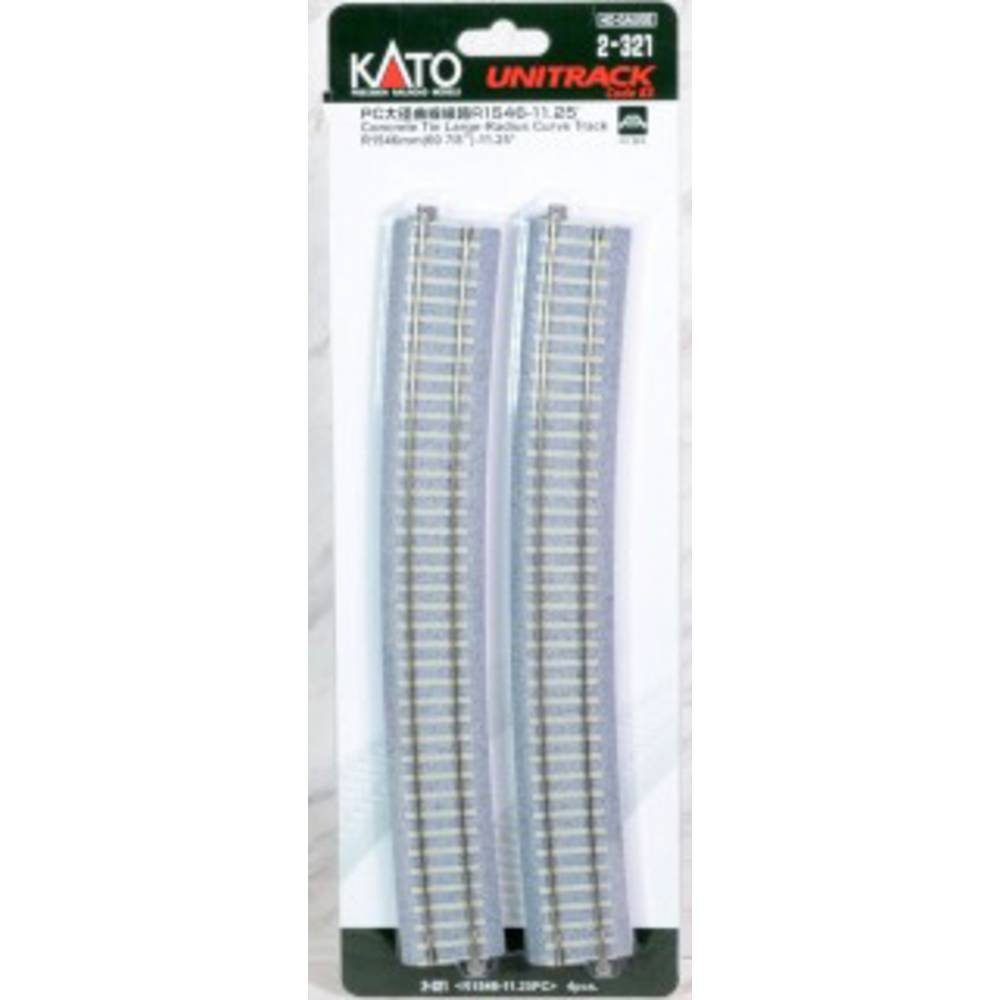 Modelleisenbahn-Set H0 4er-Set Gebogenes Gleis R1546 mm
