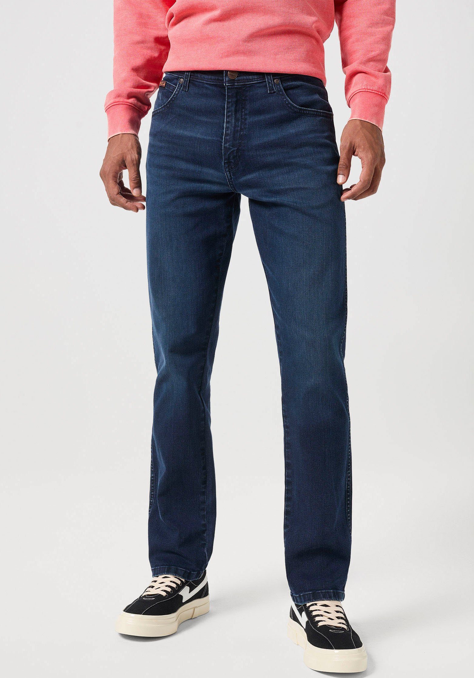 Wrangler Herren Jeans TEXAS SLIM - Blau - Night Shade günstig online kaufen