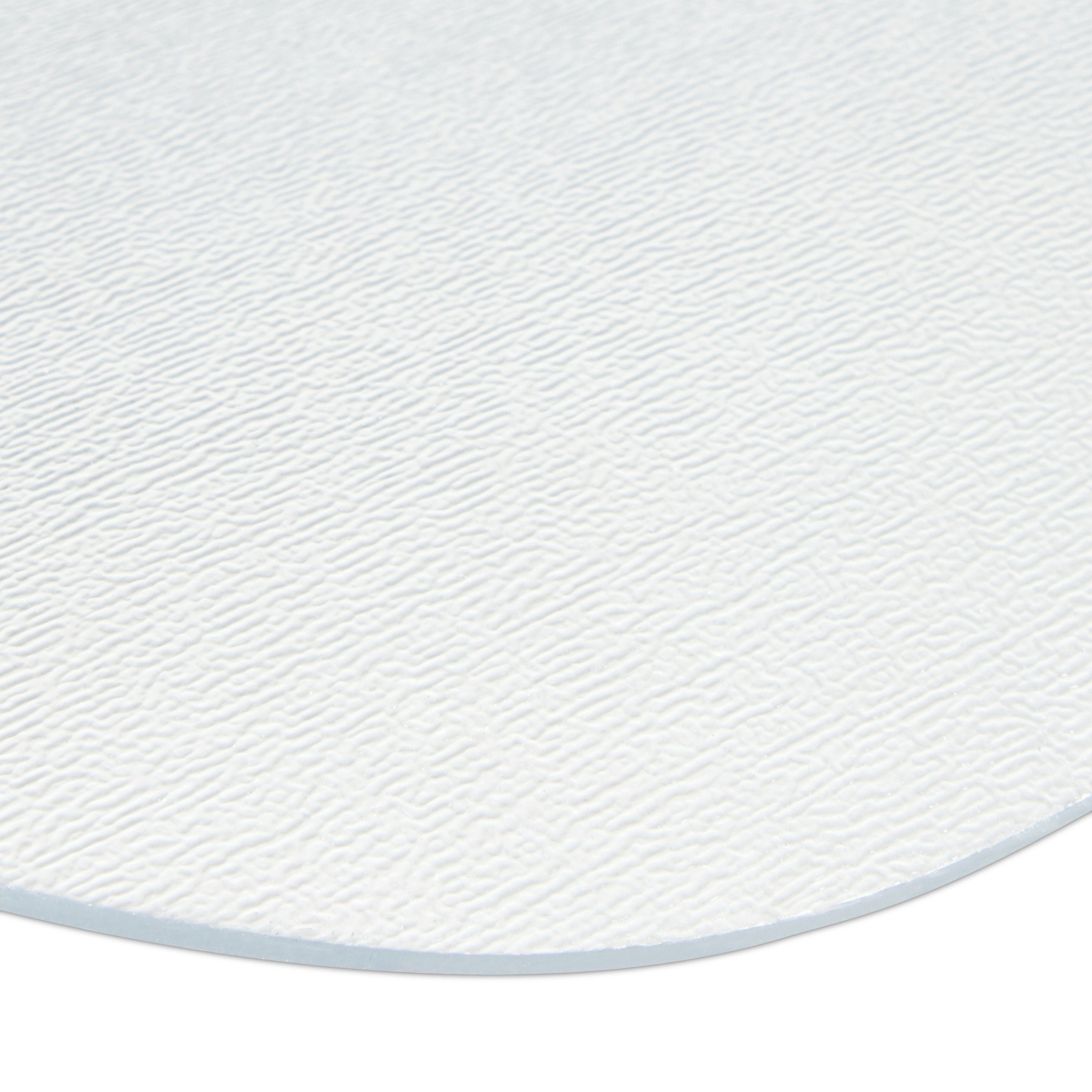 relaxdays Bodenschutzmatte Bürostuhl transparent, 75 x 120 cm