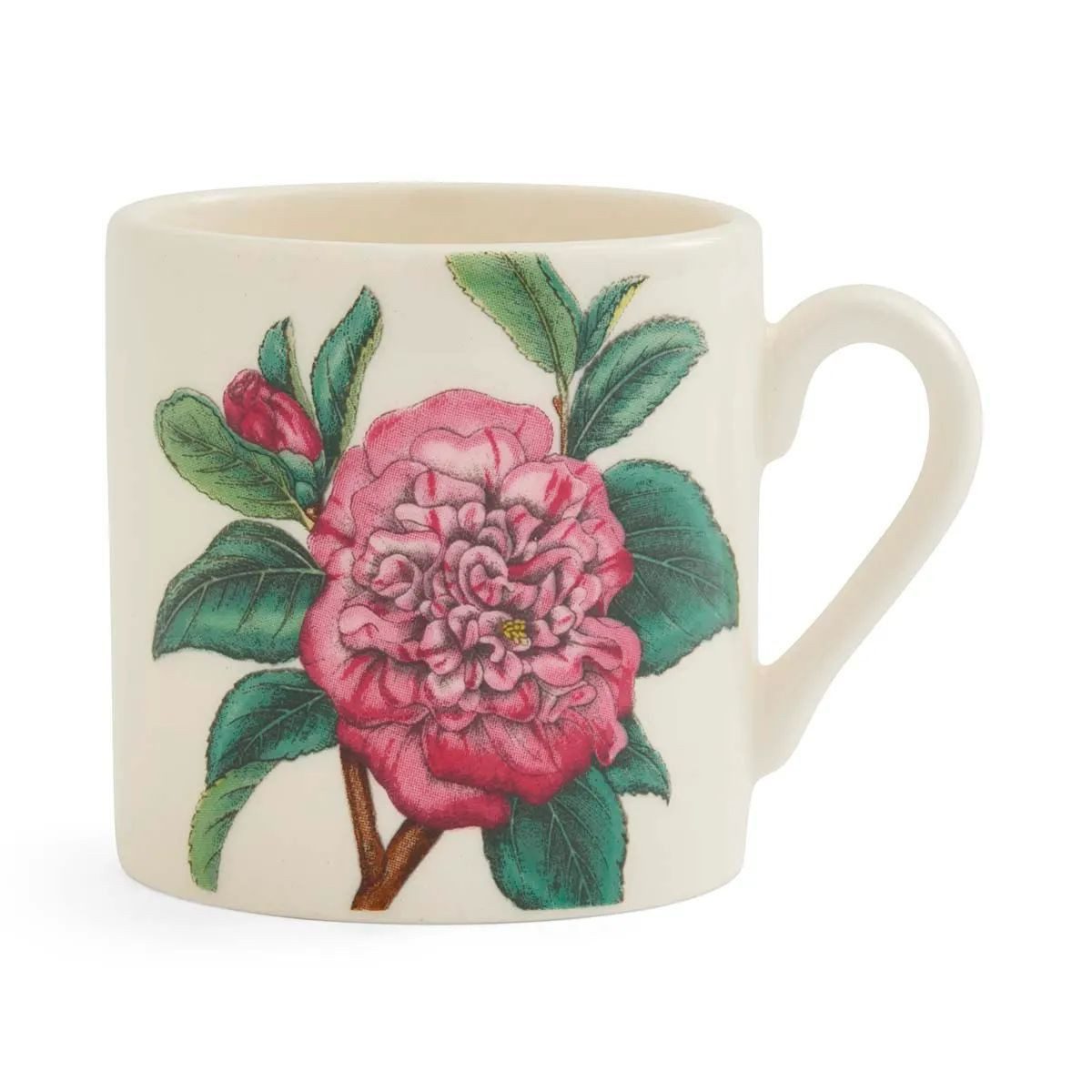 Portmeirion Espressotasse Portmeirion Keramik Espresso Tasse Bloom Garden Gefüllte Kamelie, Keramik
