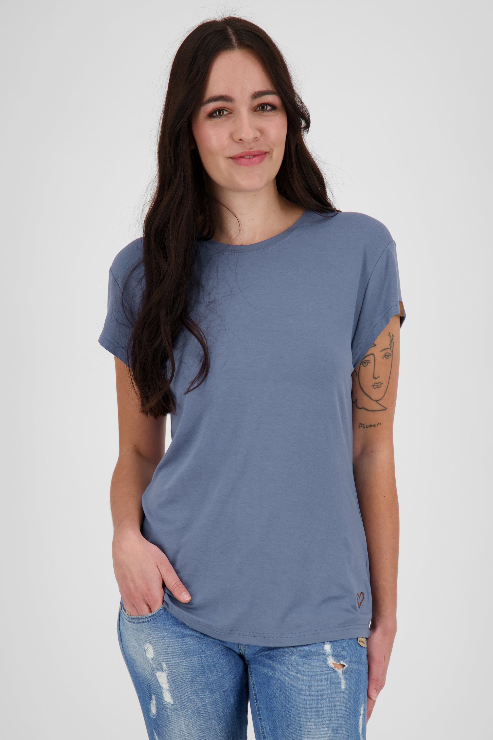 Alife & Kickin Rundhalsshirt MimmyAK A Shirt Damen Shirt, Perfektes Basic -  Damenshirt in großer Farbauswahl für viele Kombimöglichkeiten