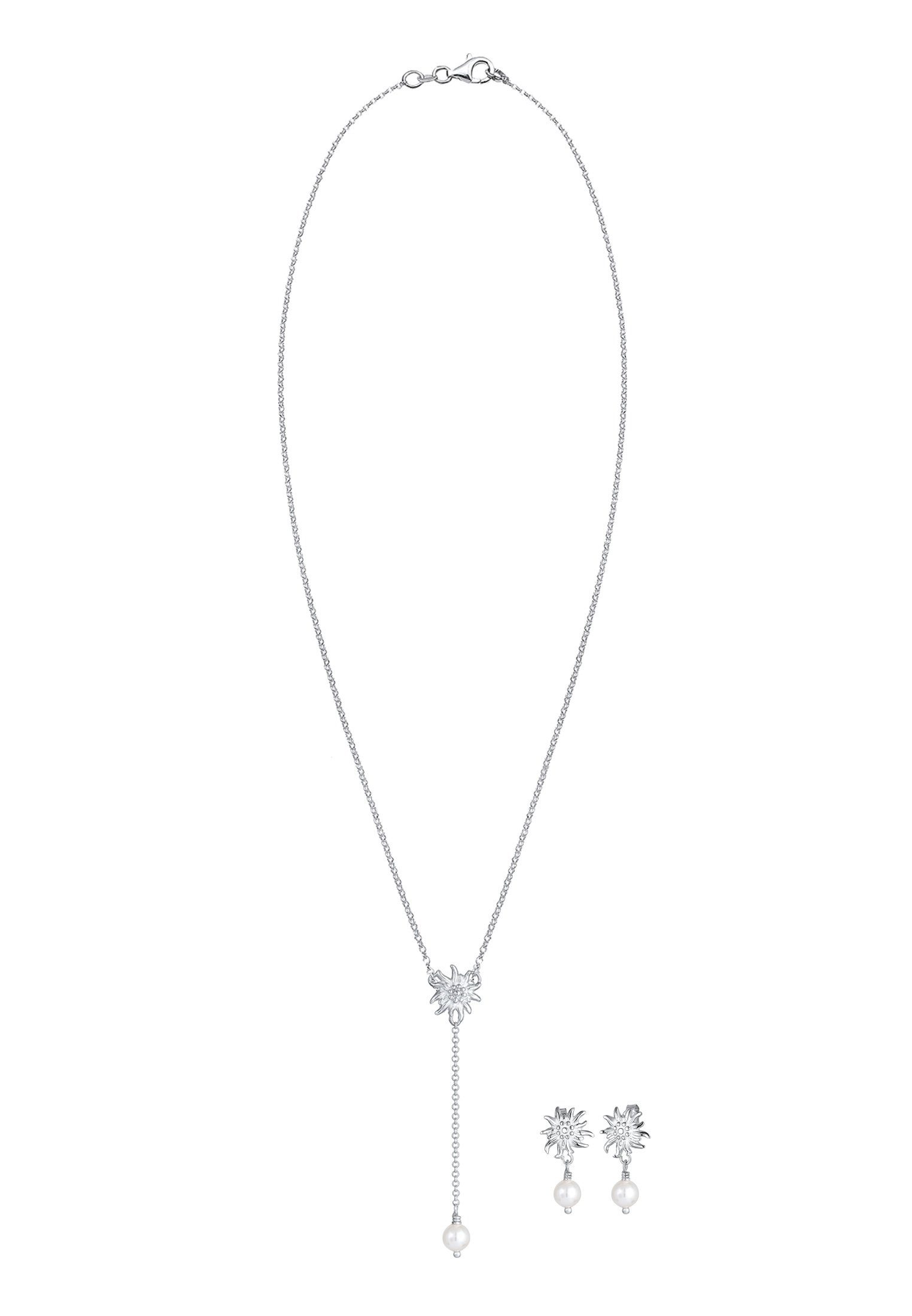 Elli Perlenkette »Tracht Edelweiss Perle Wiesn Set 925 Silber« online  kaufen | OTTO