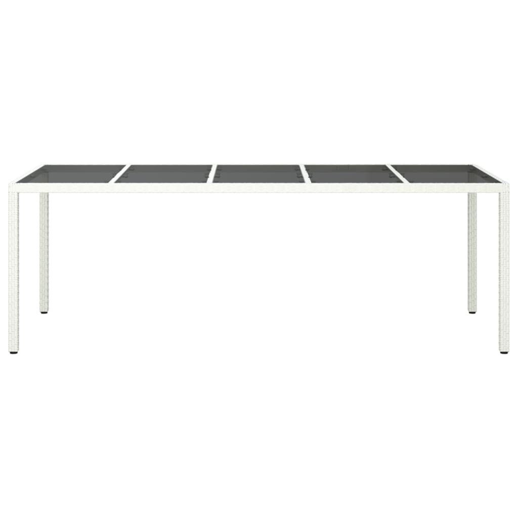 vidaXL Gartentisch Gartentisch Weiß 250x100x75 cm günstig online kaufen