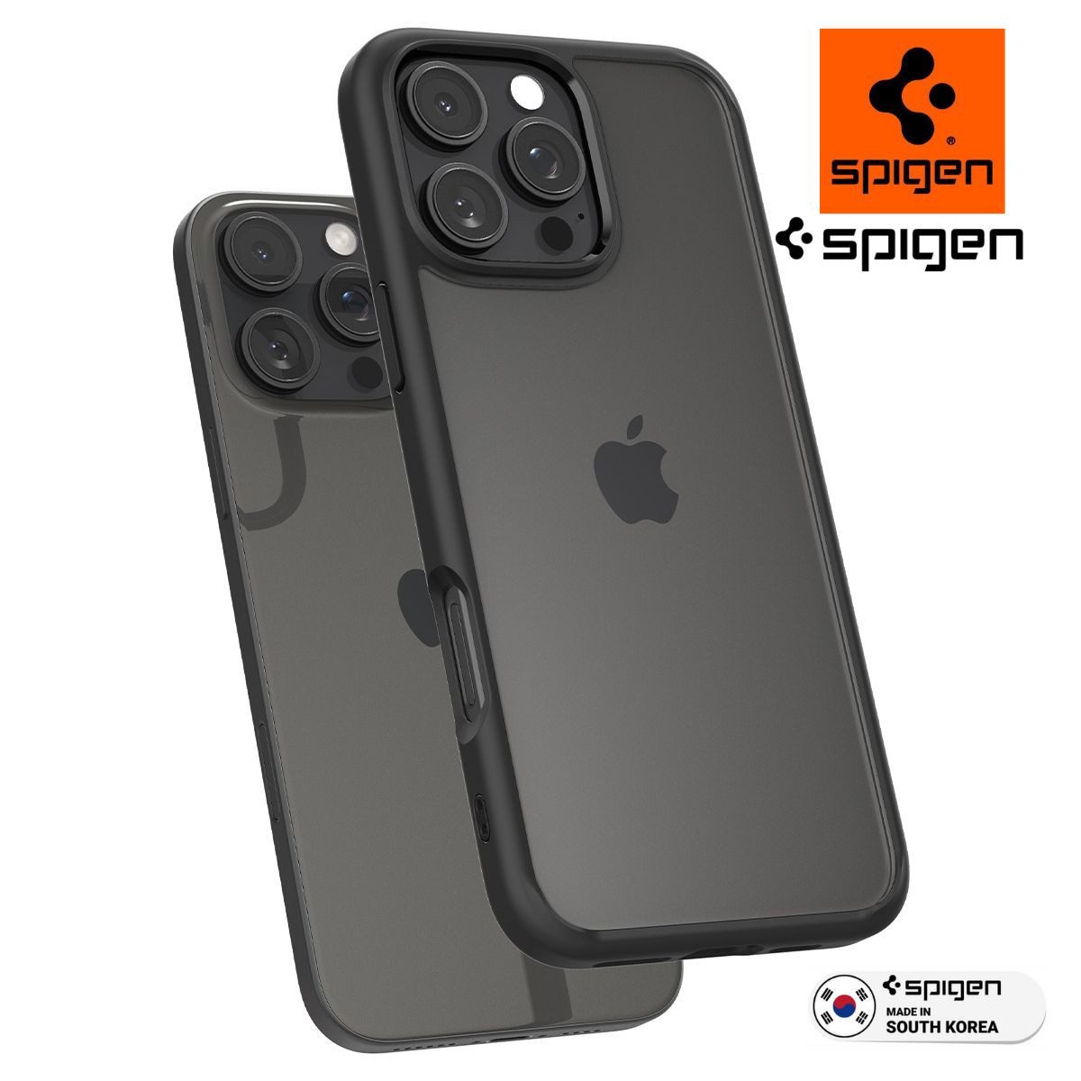 Spigen Smartphone-Hülle Handyhülle für Apple iPhone 16 Pro Max Schutzhülle Robust Hülle, 360-Grad Schutz,Heavy Duty, Kabelloses Laden, Robust, Schocksicher